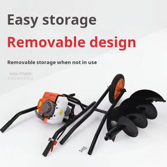 Single Wheel Stand Of Earth Auger