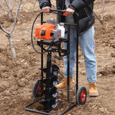TWO Wheel Stand Of Earth Auger