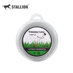 3mm Nylon Trimmer Line WHITE Square 50m