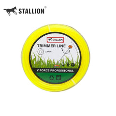 3mm Nylon Trimmer Line Yellow Square