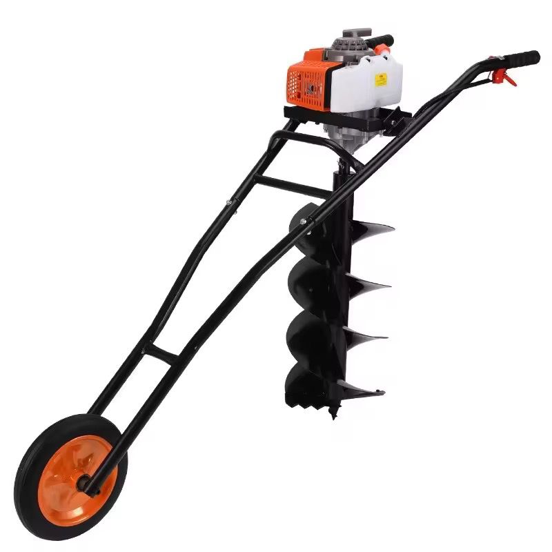Single Wheel Stand Of Earth Auger