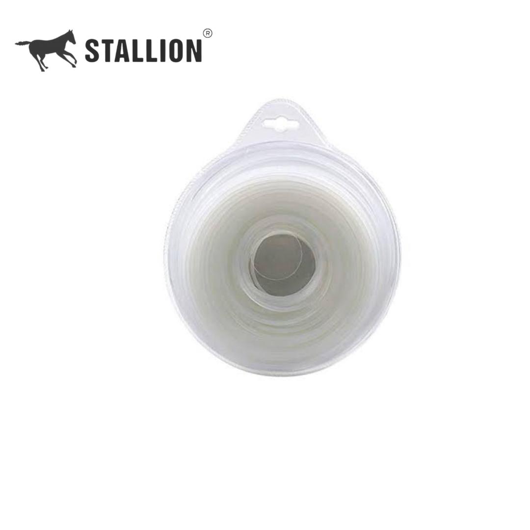 3mm Nylon Trimmer Line WHITE Square 50m