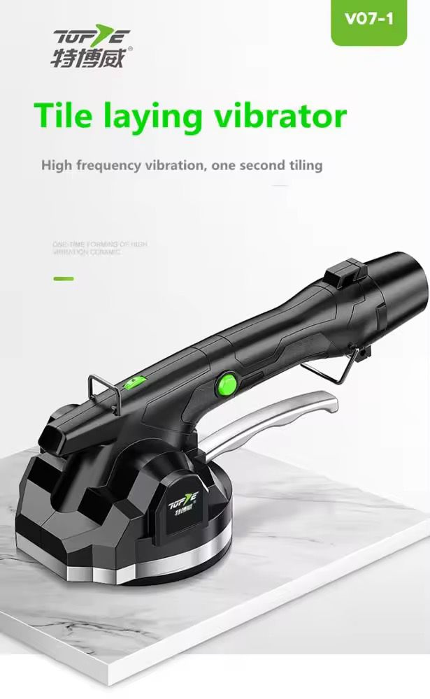 Topway Tile Vibrator with double battery 12V  Heavy Duty